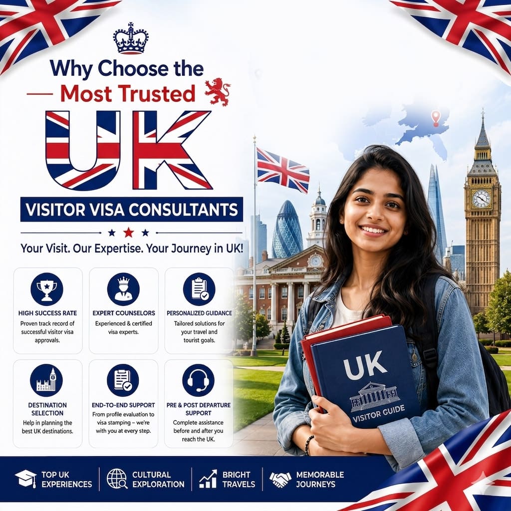 Trusted UK Visitor Visa Consultants in Ahmedabad