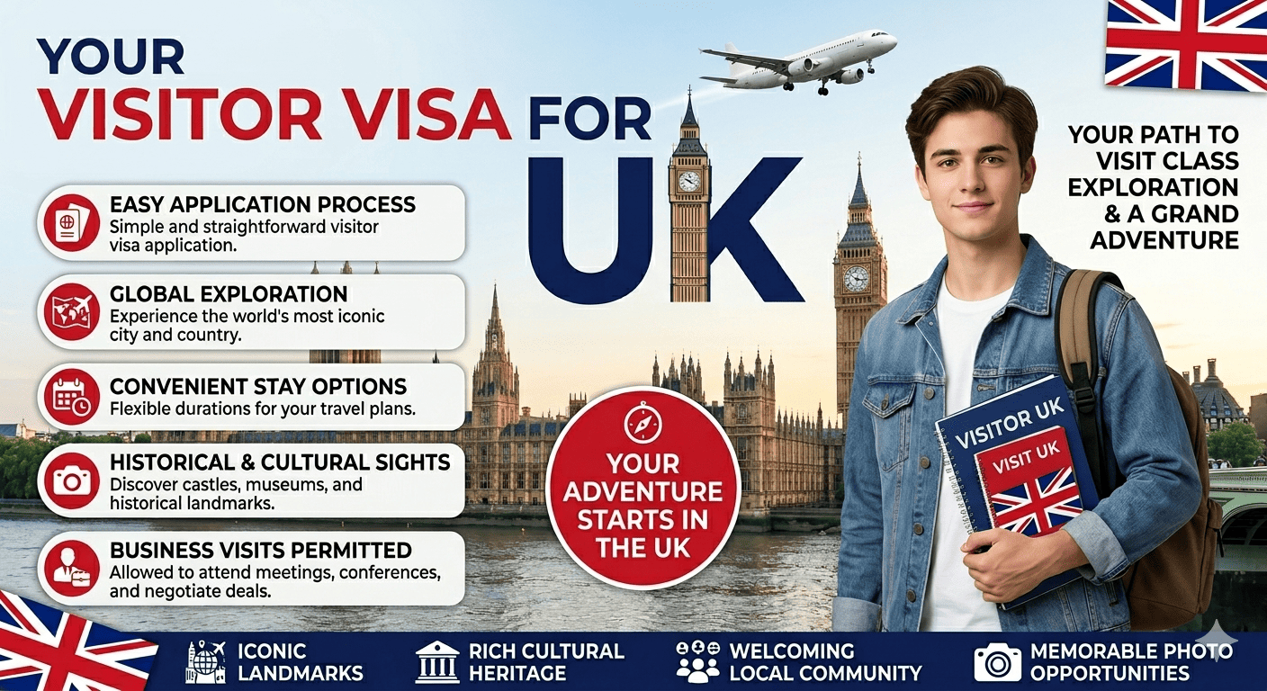 Why Choose the Most Trusted UK Visit Visa Consultants – Career Master 4U