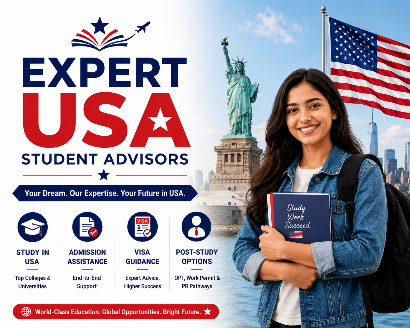 Why Choose the Most Trusted USA Study Visa Consultants – Career Master 4U