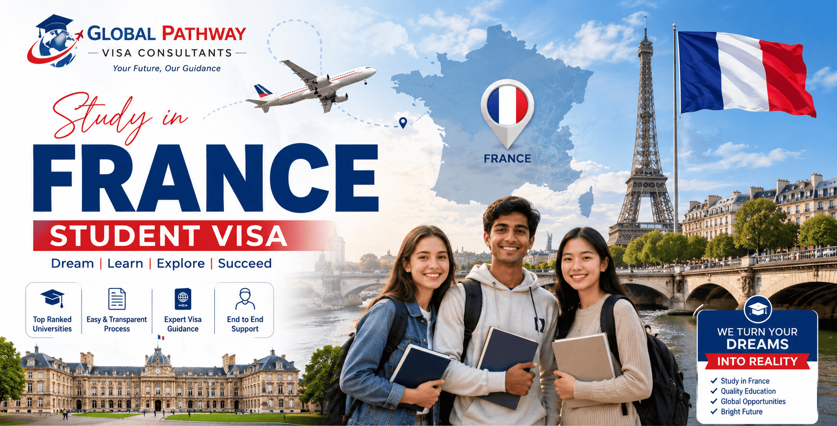 Requirements for france Student Visa