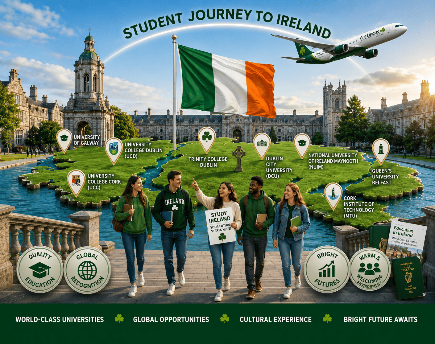 Why Choose the Most Trusted ireland Study Visa Consultants – Career Master 4U